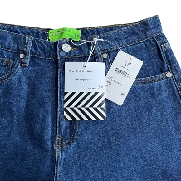 Free People X Sandrine Rose Bermuda Shorts New with Tags - Picture 3 of 4